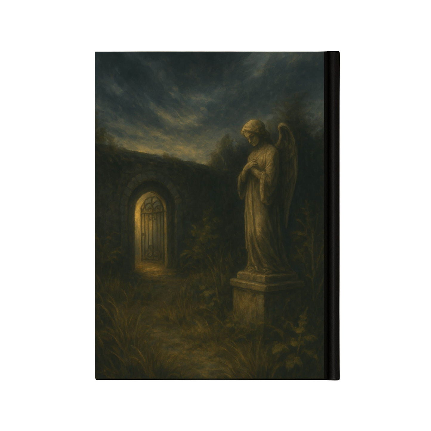 Couverture arrière du carnet Collector Les Ombres du Cloître inspiré du romantisme gothique