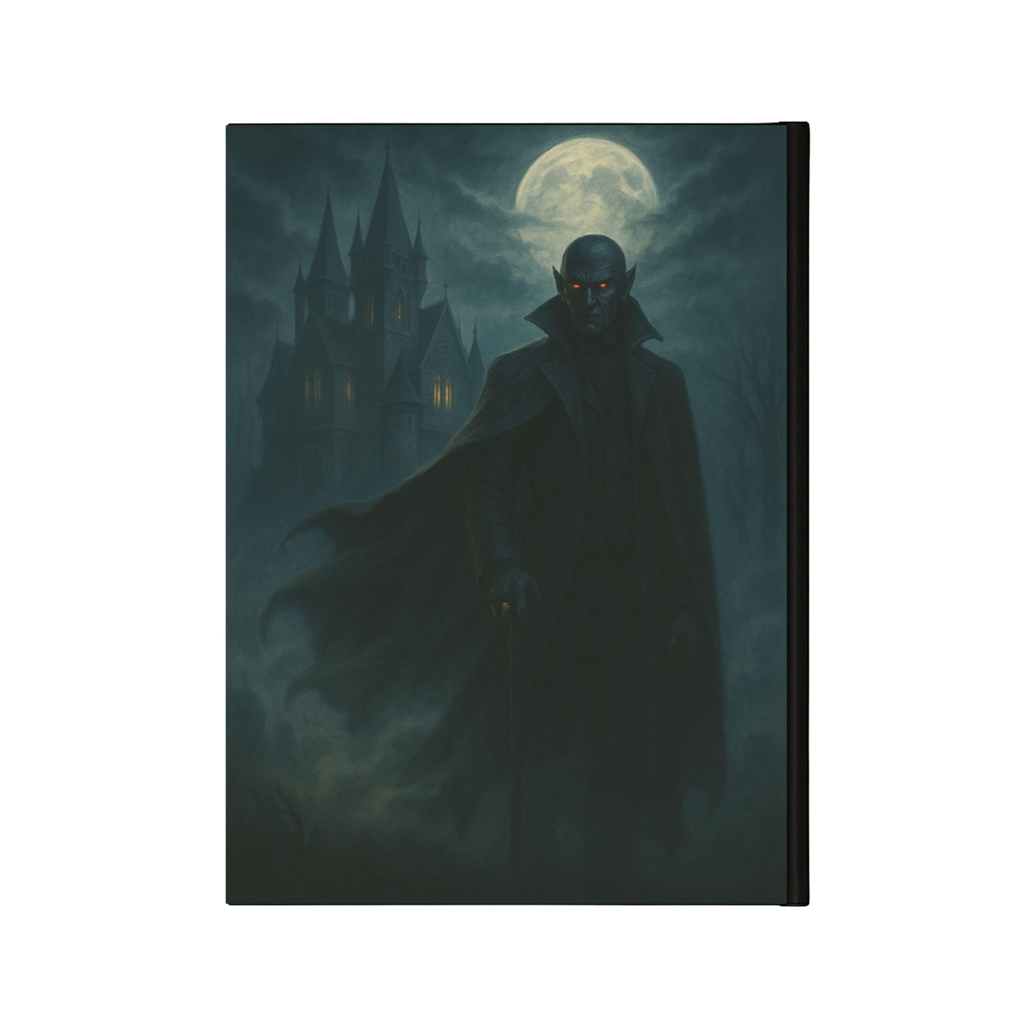 Couverture arrière du carnet Collector La voie du mystère inspiré du romantisme gothique