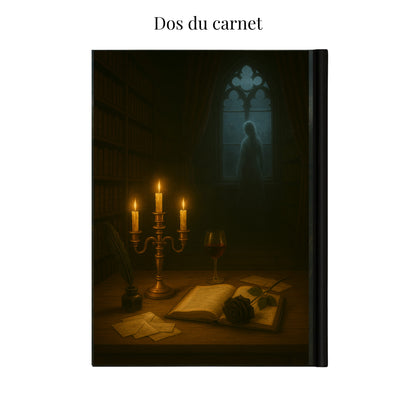 "La Bibliothèque des Ombres" | Carnet Collector Gothique A4