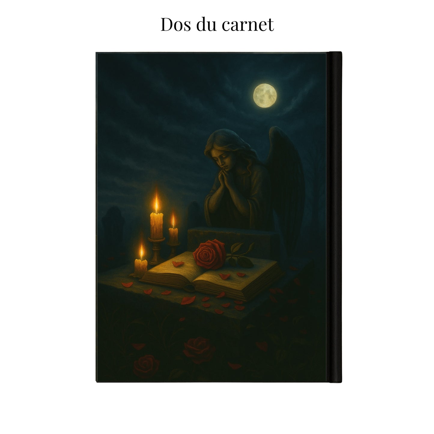 "Les Larmes de l'Ange" | Carnet Collector Gothique A4