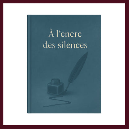 Couverture avant du carnet À l'encre des silences inspiré du romantisme gothique