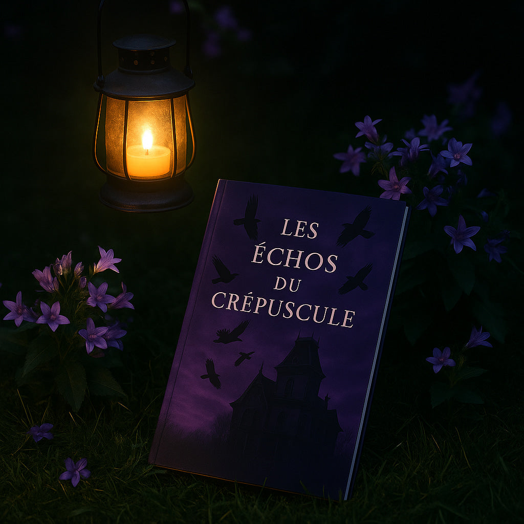 "Les Échos du Crépuscule" | Carnet souple gothique | Journal d’écriture nocturne | Papeterie mystérieuse | 100 pages