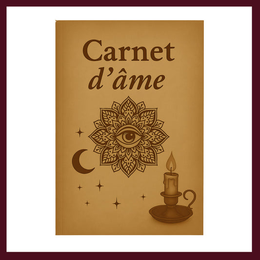 Couverture avant du carnet Carnet d'âme inspiré du romantisme gothique