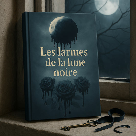 Livre gothique déposé contre une fenêtre, châssis en pierre