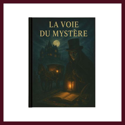 Couverture avant du carnet Collector La voie du mystère inspiré du romantisme gothique