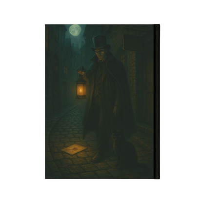 Couverture arrière du carnet Collector La ruelle aux serments inspiré du romantisme gothique