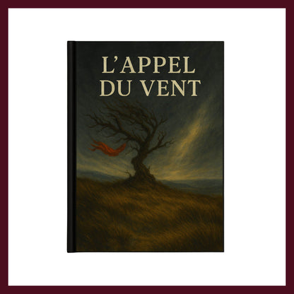 Couverture avant du carnet Collector  L'Appel du Vent inspiré du romantisme gothique