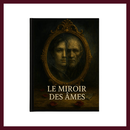 Couverture avant du carnet Collector Le Miroir des Âmes inspiré du romantisme gothique