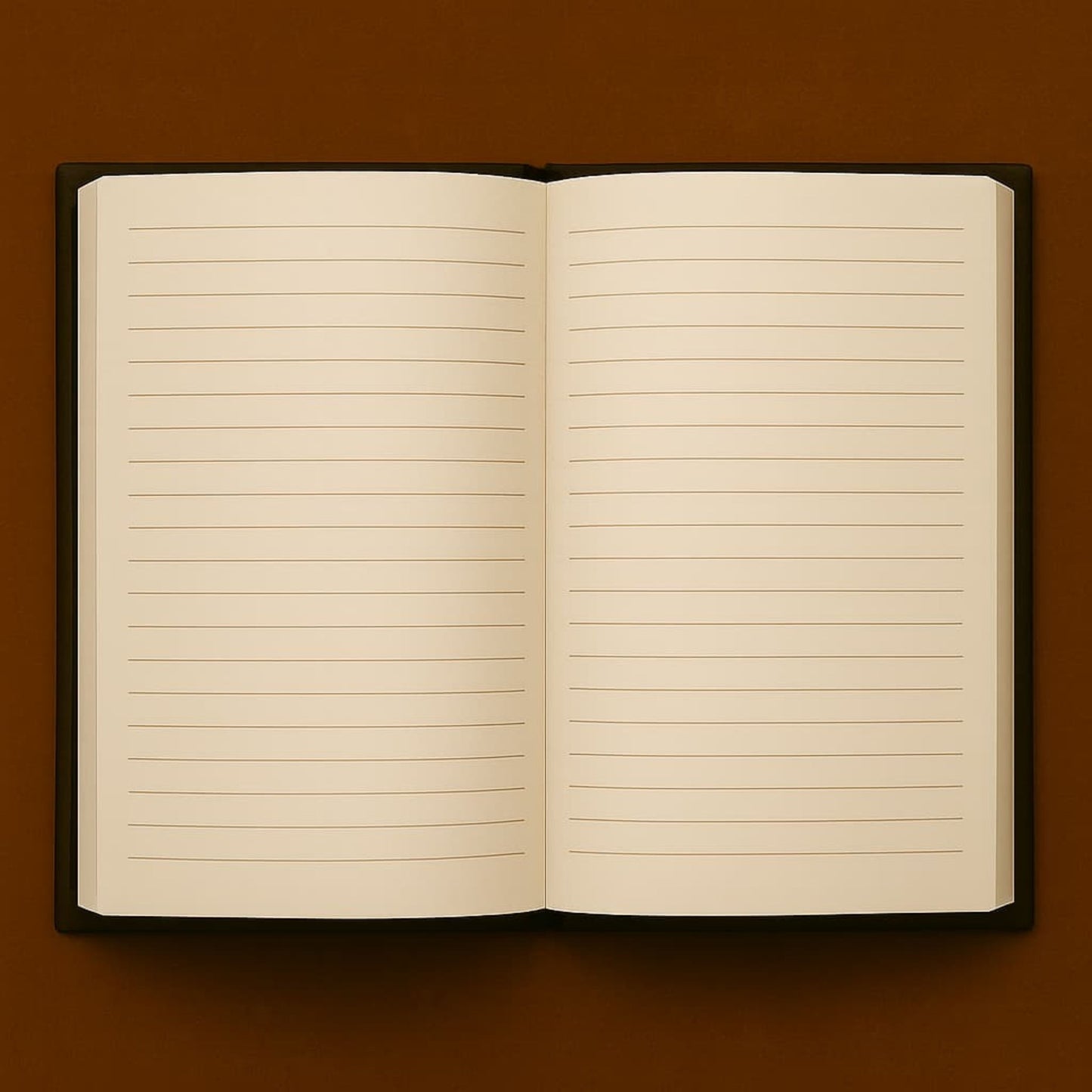 Carnet rigide pages lignées