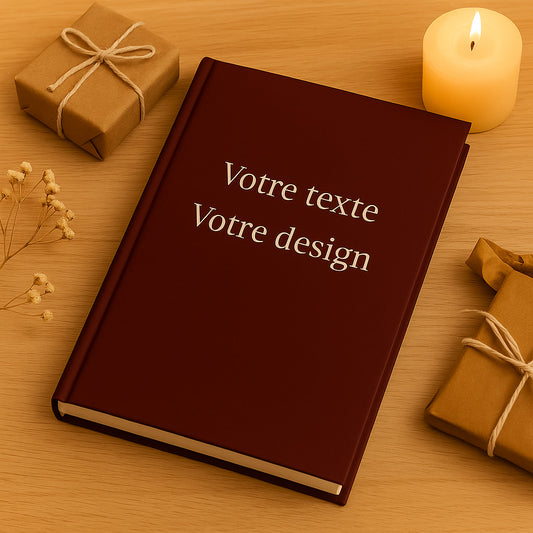 Carnet à personnaliser couverture rigide