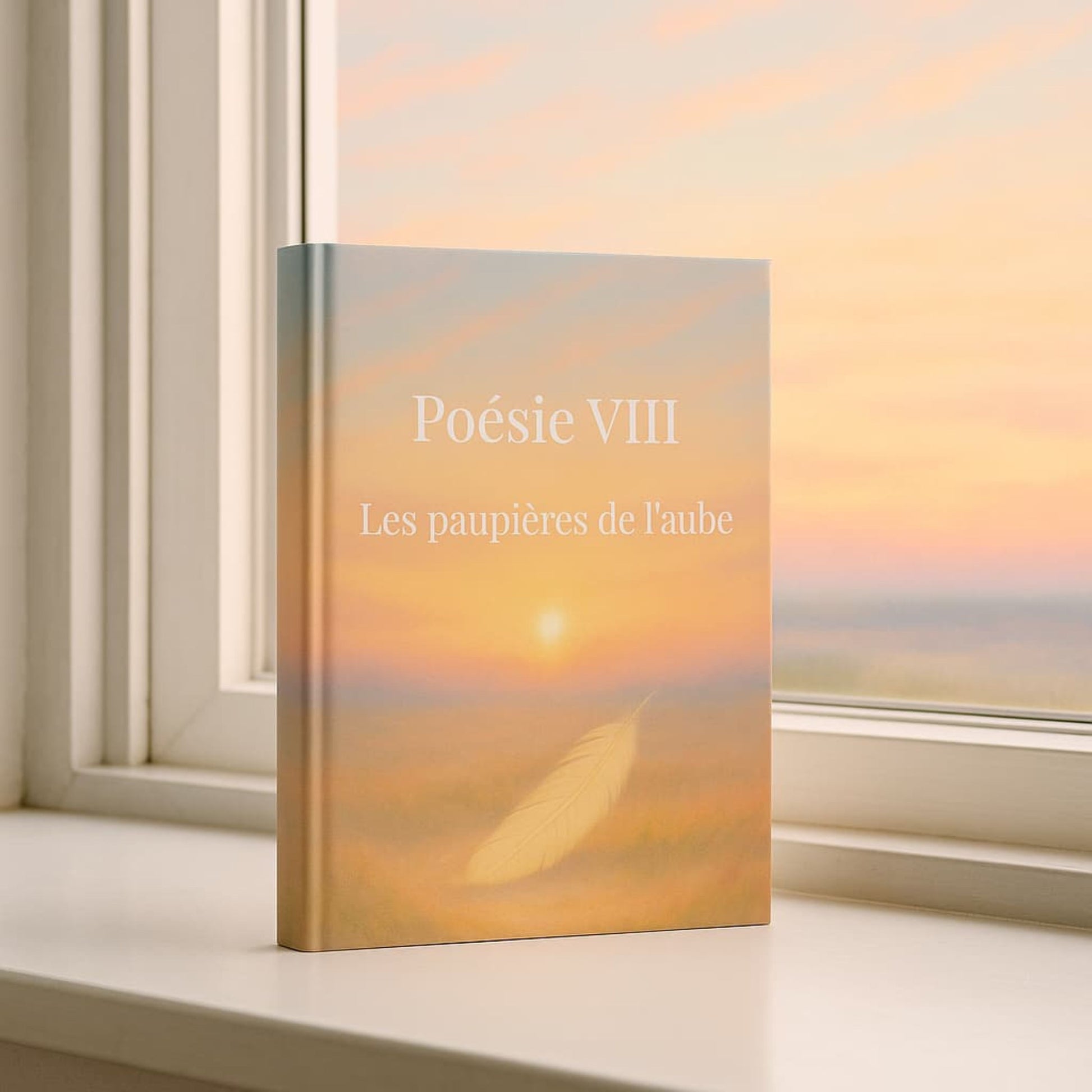 Carnet de poésie Poésie VIII Les paupières de l'aube posé sur l'appui de fenêtre, on voit l'aube au loin