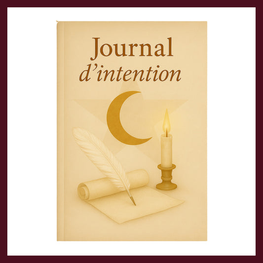 "Journal d’intention" | Carnet spirituel pour rituels et affirmations lunaires | 100 pages