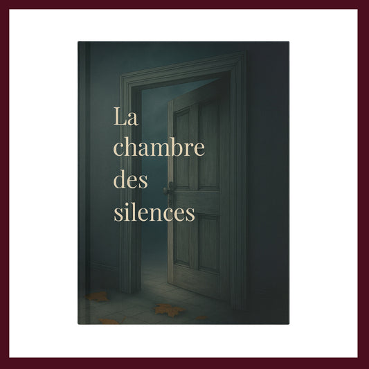 Couverture avant du carnet La chambre des silences inspiré du romantisme gothique