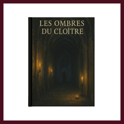 Couverture avant du carnet Collector Les Ombres du Cloître inspiré du romantisme gothique