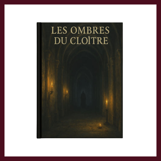 Couverture avant du carnet Collector Les Ombres du Cloître inspiré du romantisme gothique